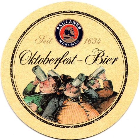 mnchen m-by paulaner okto trink 2a (rund215-3 biertrinker-seit 1634) 